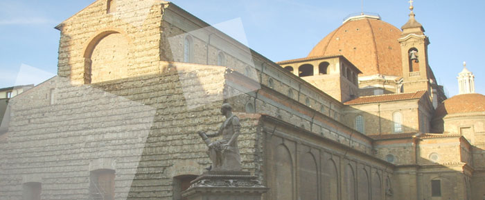 Medici Rundgang mit der Basilika San Lorenzo