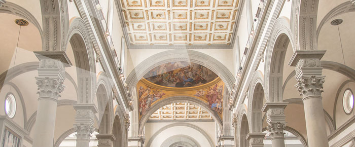 Medici Rundgang mit der Basilika San Lorenzo